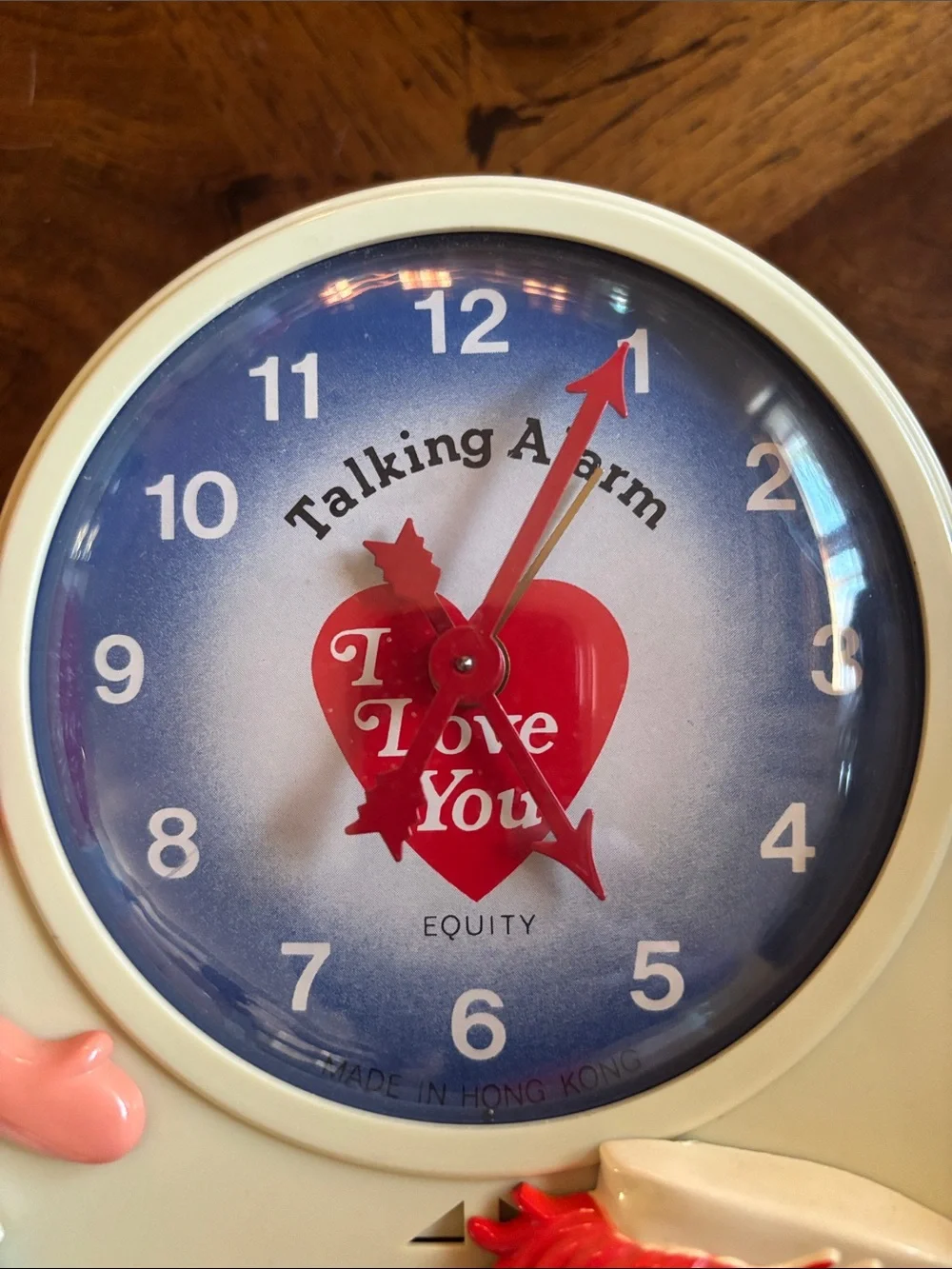 Vintage 1974 Raggedy Ann and Andy Wind-Up Talking Alarm Clock